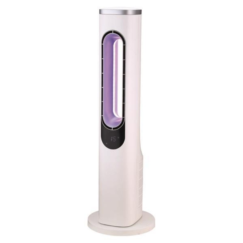 EUROLAMP E147-28500 Ανεμιστήρας 2 σε 1 Χωρίς Πτερύγια 50W με Τηλεχειριστήριο 