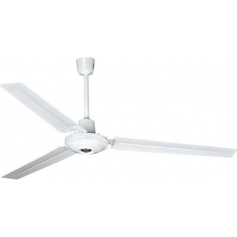 Eurolamp 147-29010 Ανεμιστήρας Οροφής Βιομηχανικού Τύπου 5 Ταχυτήτων 80W 140cm