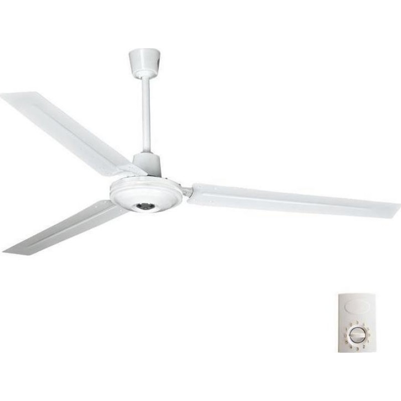 EUROLAMP 147-29012 Ανεμιστήρας Βιομηχανικός 80W Οροφής 140cm