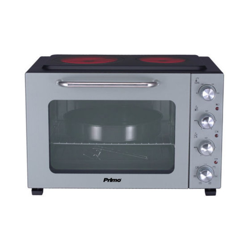 Primo PREO-40387 Ηλεκτρικό Φουρνάκι 50lt με 2 Εστίες και Αέρα (400387)