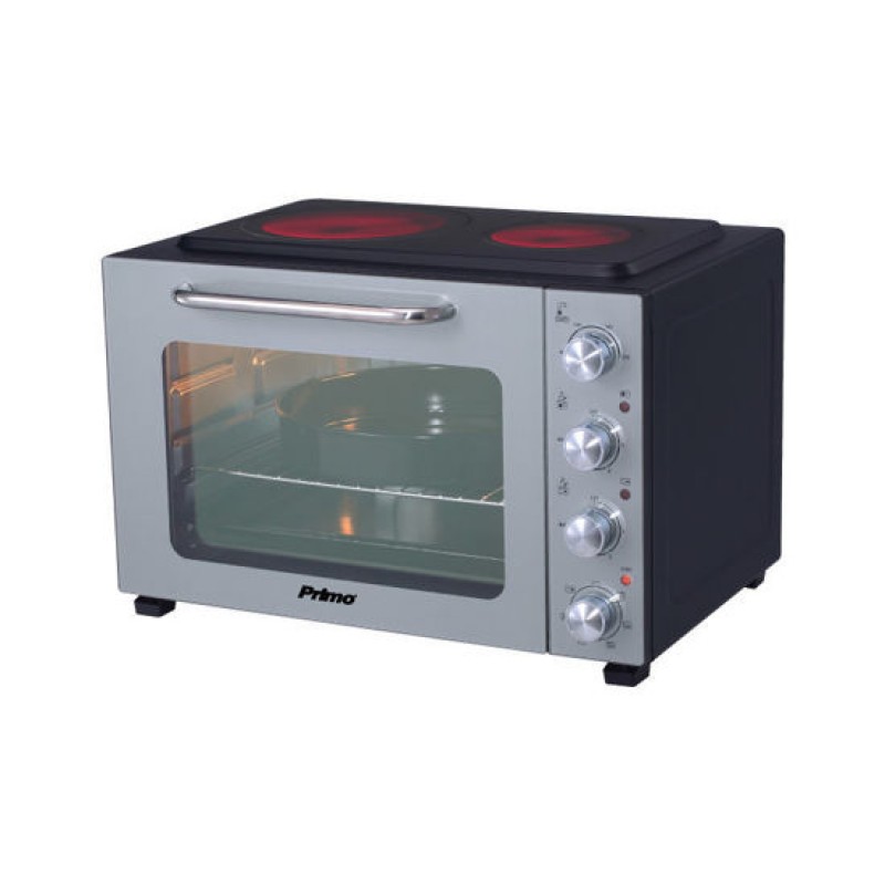 Primo PREO-40387 Ηλεκτρικό Φουρνάκι 50lt με 2 Εστίες και Αέρα (400387)