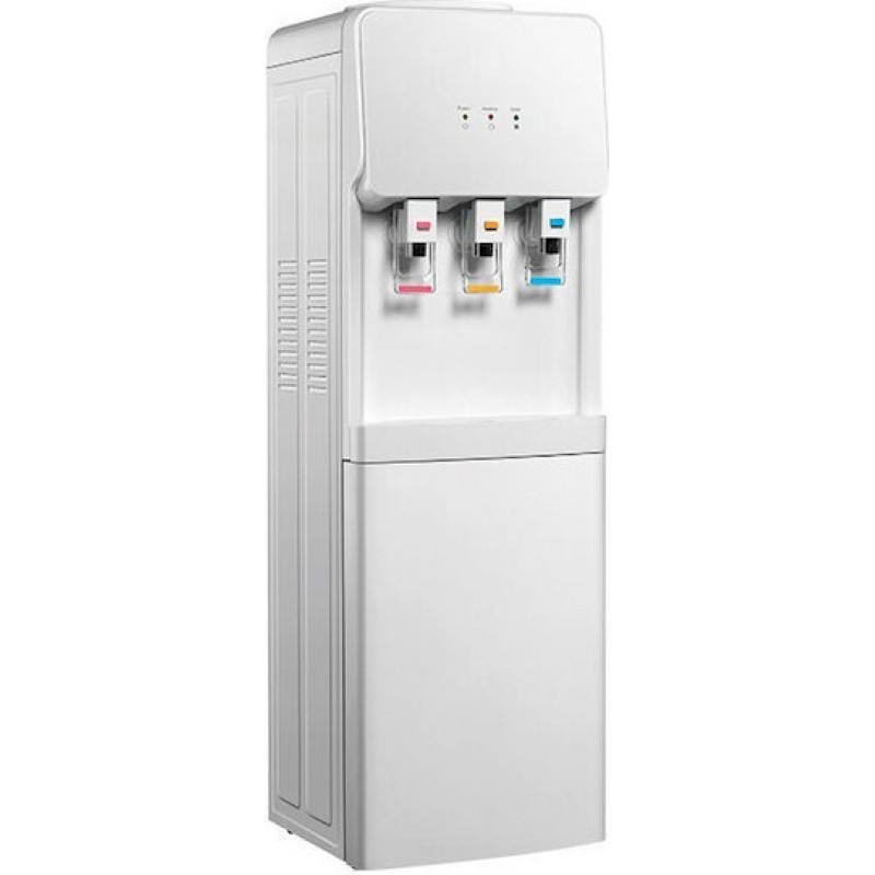 EUROLAMP 920-29712 Επιδαπέδιος Θερμοψύκτης Νερού  με αποθηκευτικο χώρο EU Plug Λευκος (920-29712)