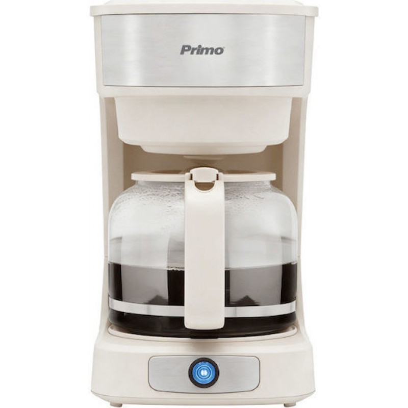 Primo  PRCM-40580 Καφετιέρα φίλτρου Memories 1.5L 12φλ Ιβουαρ-Inox (400580)