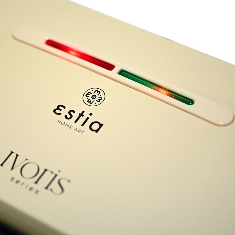 Estia 06-19150 IVORIS 2 Θεσεων με αντικολλητικες πλακες 1300W (06-19150)