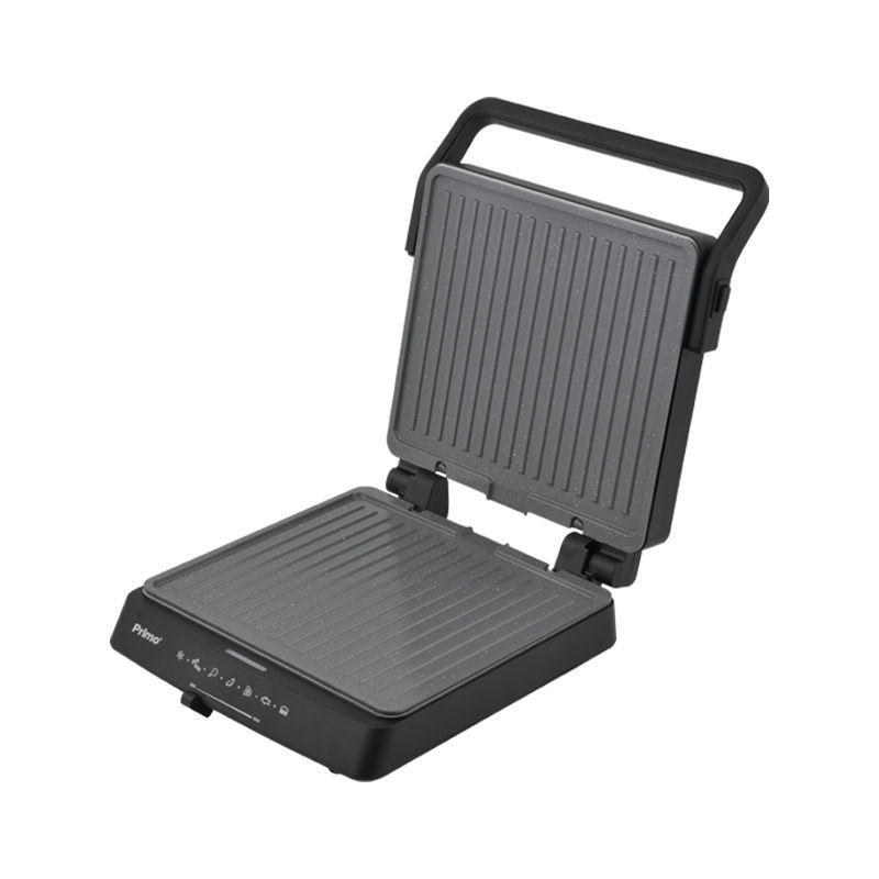 Primo  PRPG-40545 Ψηστιέρα Panini  2000W Αποσπώμενες κεραμικές marble πλάκες Μαύρη (400545)