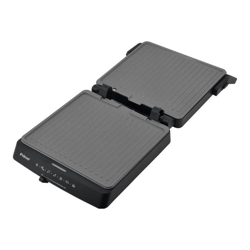 Primo  PRPG-40545 Ψηστιέρα Panini  2000W Αποσπώμενες κεραμικές marble πλάκες Μαύρη (400545)