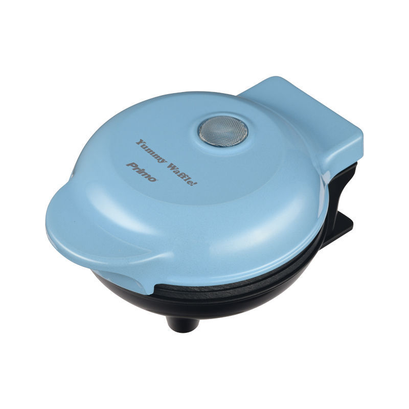 Primo PRWM-40547 Βαφλιέρα mini 500W Αντικολλητικές πλάκες, Μπλε (400547)