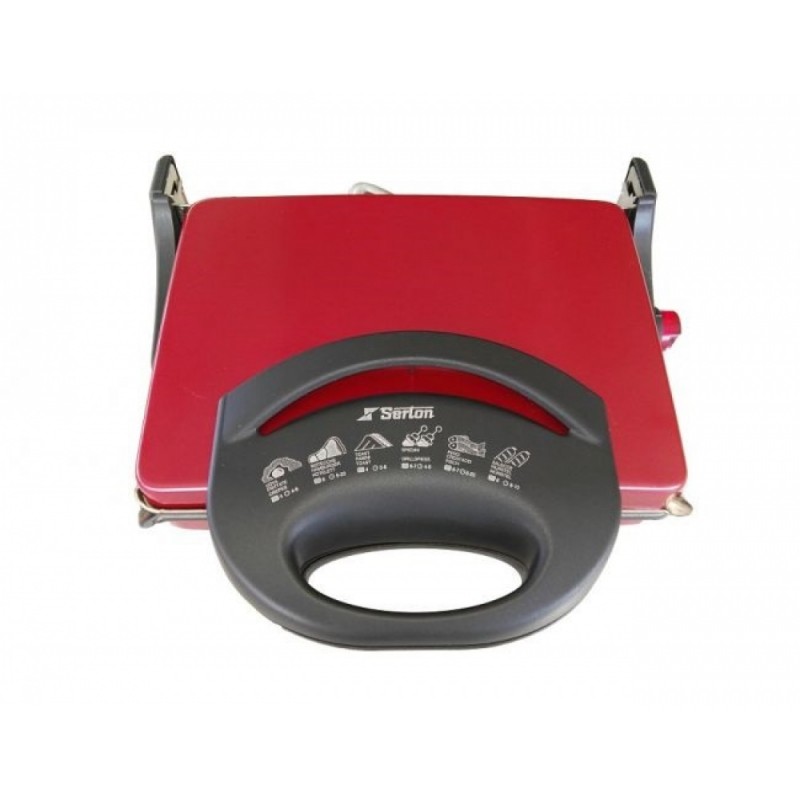 Serton 174 Μεταλλική Τοστιέρα-Ψηστιέρα 1600W