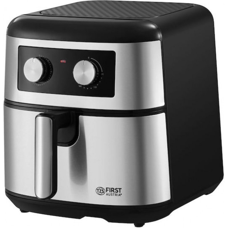 First Austria FA-5053-7, Φριτέζα Αέρος 8L 1700W με Μηχανικά Χειριστήρια (80–200°C) & Αθόρυβη Λειτουργία <52 dB (FA5053-7)