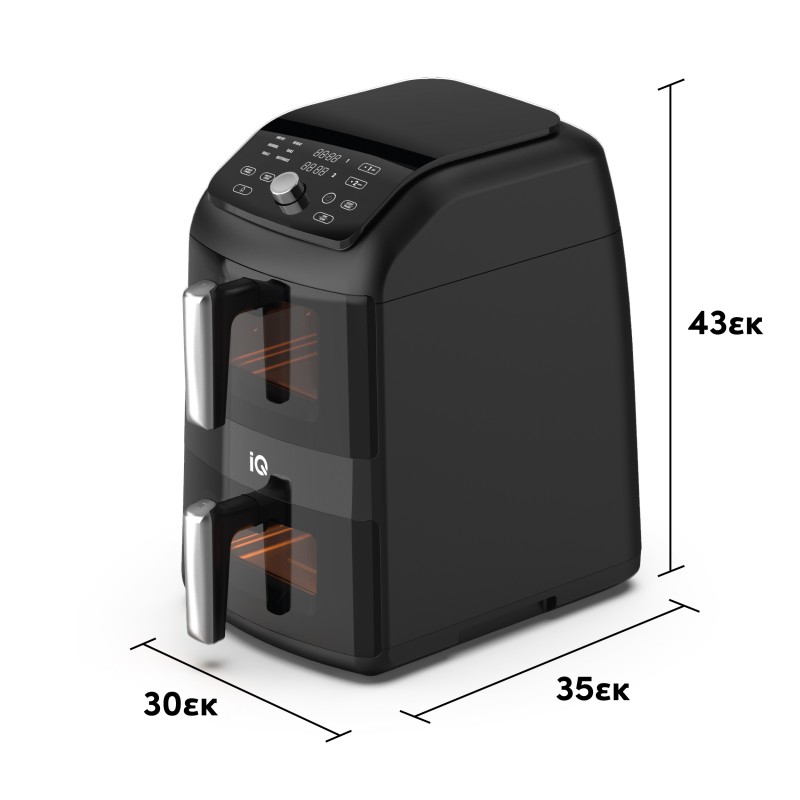 IQ AF-008 ΦΡΙΤΕΖΑ ΑΕΡΟΣ ΜΕ ΔΙΠΛΟ ΚΑΔΟ 2470W (AF-008) IQ AF-008 ΦΡΙΤΕΖΑ ΑΕΡΟΣ ΜΕ ΔΙΠΛΟ ΚΑΔΟ 2470W (AF-008)