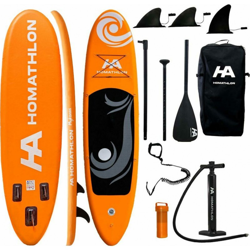 HomAthlon Mykonos Φουσκωτή Σανίδα SUP με Μήκος 3.35m (HA-700)