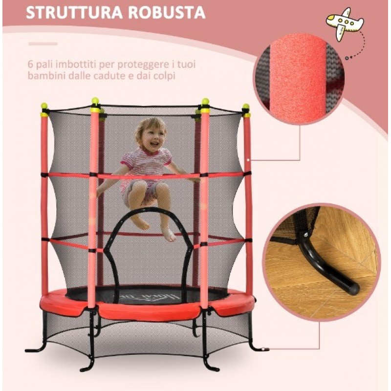 ForAll Balance Τραμπολίνο με Δίχτυ -Διάμετρος 1.40m και Ύψος 1.62m Κόκκινο ForAll Balance Τραμπολίνο με Δίχτυ -Διάμετρος 1.40m και Ύψος 1.62m Κόκκινο