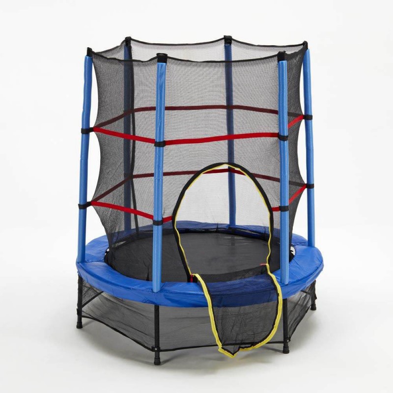 Oxford Home TRB-58 Τραμπολίνο με Δίχτυ -Διάμετρος 1.40m Υψος: 160cm Μπλε