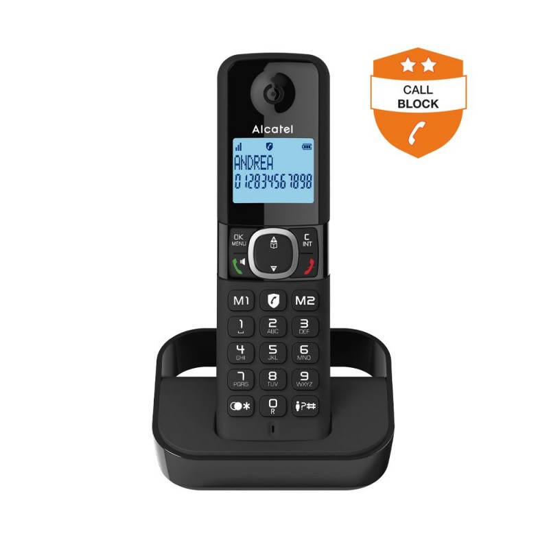 Alcatel F860E Ασύρματο τηλέφωνο με δυνατότητα αποκλεισμού κλήσεων (010048) 
