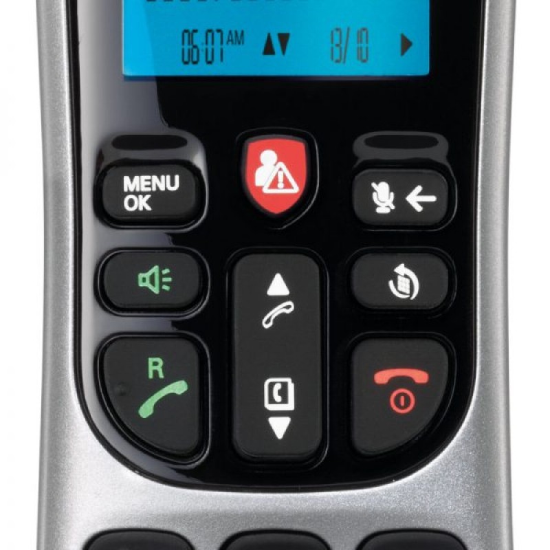 Motorola CD4001 BLACK (Ελληνικό Μενού) Ασύρματο Τηλέφωνο με Φραγή Αριθμών και Ανοιχτή Ακρόαση
