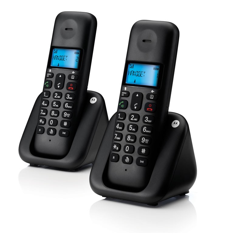 Motorola T302 Διπλό Ασύρματο Τηλέφωνο Με Ανοιχτή Ακρόαση