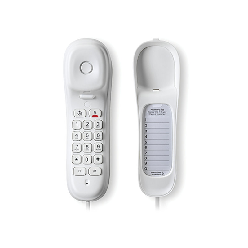 Motorola CT50W GR Ενσύρματο Τηλέφωνο Γόνδολα με Σίγαση Μικροφώνου Λευκό