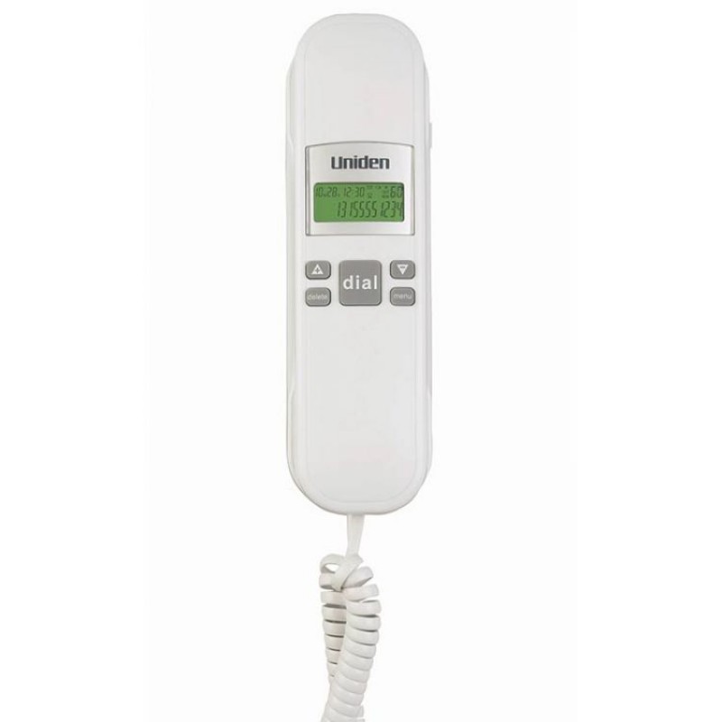 UNIDEN AS-7103 Τηλέφωνο Γόνδολα με αναγνώριση κλήσης Λευκό (200247)