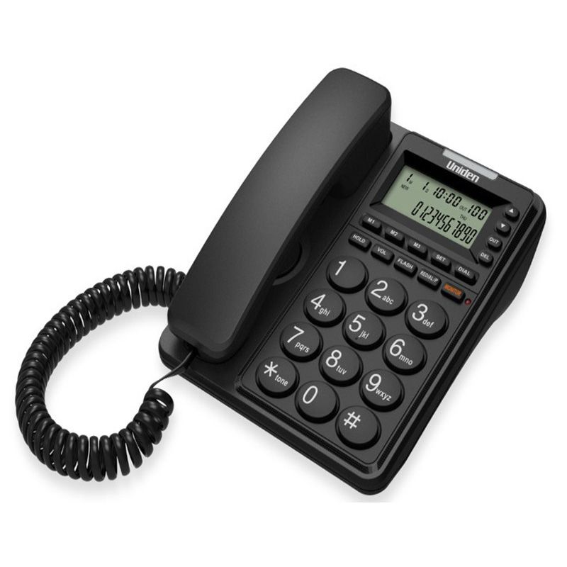 UNIDEN CE-6409 Τηλέφωνο Επιτραπέζιο Μαύρο (200245)