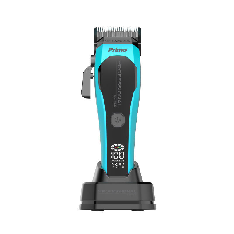 PRIMO PRΗΤ-40564 Κουρευτική μηχανή  Επαναφ 180Μ Digital Μαύρη/Τυρκουάζ (400564)